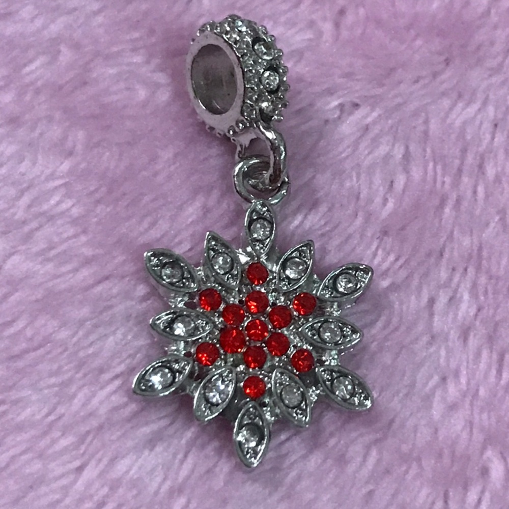 Shimmering Snowflake Dangle Charm - image 2
